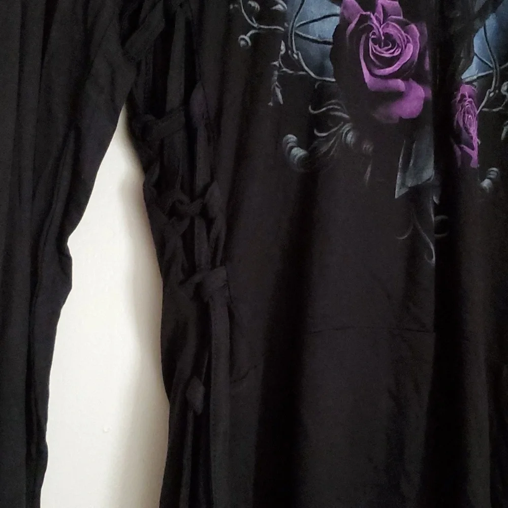 *NWT* Spiral Direct's Raven Heart Hooded Dress - Picture 5 of 16